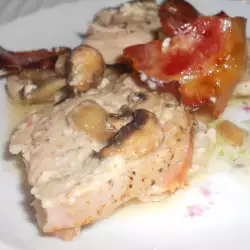 Свинско филе на фурна с бекон