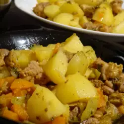 Свинско с картофи в Instant pot+ air fryer