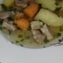 Селска супа със свинска глава