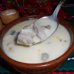 Вкусна телешка супа със застройка
