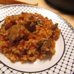 Телешко с ориз и риган