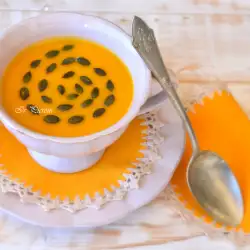 Крем супа от моркови с крема сирене