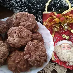 Какаови бисквити с тиква и овесени ядки