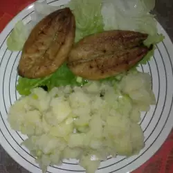 Тилапия на фурна с картофена салата