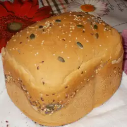 Типово хлебче със семена в хлебопекарна