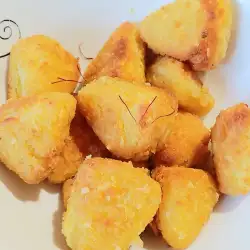 Топени сиренца с шафран в еърфрайър