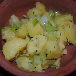 Картофена салата с праз