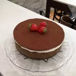 Бисквитена торта с маскарпоне и какао
