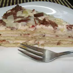 Лесна бисквитена торта със заквасена сметана
