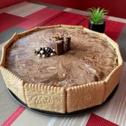 Торта с маскарпоне и сметана
