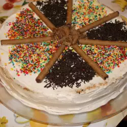 Торти за рожден ден с течен шоколад