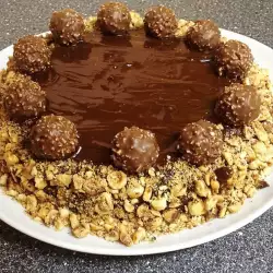 Лешникова торта с шоколад