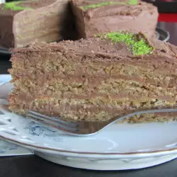 Шоколадова торта с маскарпоне и белтъци