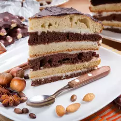 Шоколадова торта с галета