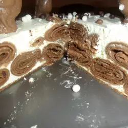 Палачинкова торта с шоколад