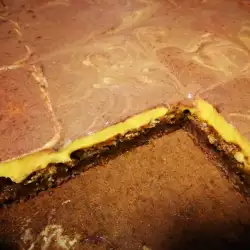 Орехова торта със сметана