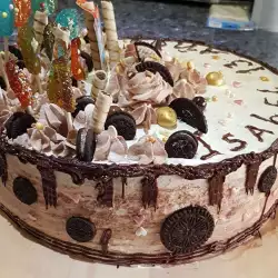 Торта Орео с шоколадови блатове