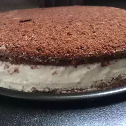 Шоколадова торта с пудра захар