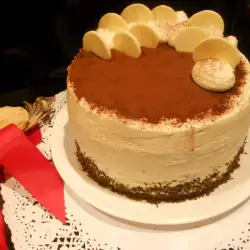 Десерт с маскарпоне и какао