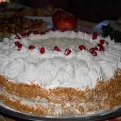 Торта с райски ябълки и крем Тирамису