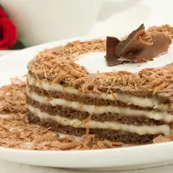 Шоколадова торта с кафява захар