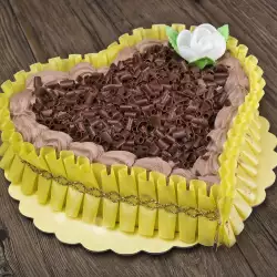 Шоколадов десерт с яйца
