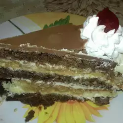 Карамелена торта с шоколад