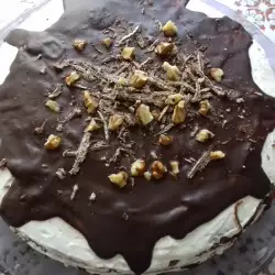 Сметанова торта с шоколад