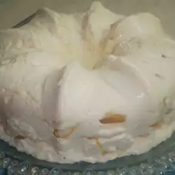 Десерт с извара и ванилия