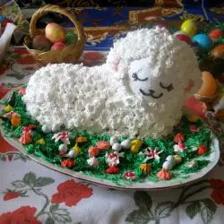 Торта Великденско агне