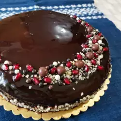 Шоколадова торта с желатин и какао