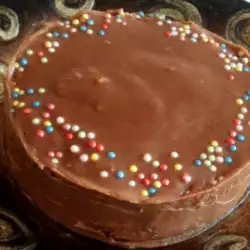 Шоколадова торта с яйца