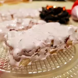 Празничен десерт с ванилия