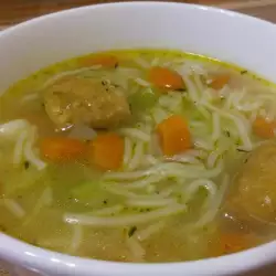 Зеленчукова супа със зеленчуков бульон
