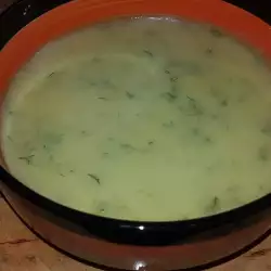 Крем супа от тиквички с копър