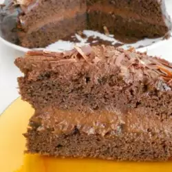 Шоколадова веган торта с олио