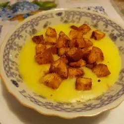 Крем супа от карфиол с лук