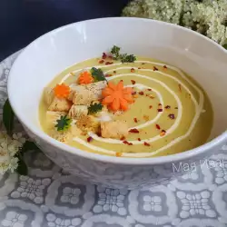 Крем супа от моркови с мащерка