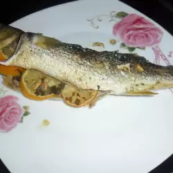 Печена риба с горчица