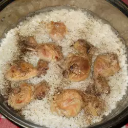 Ориз на фурна с пилешко