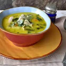 Заешка супа със спанак