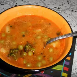 Супа от грах с броколи