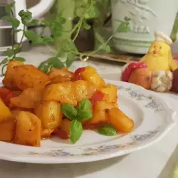 Печени зеленчуци с мед