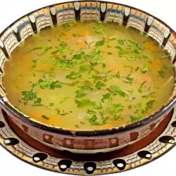 Агнешка супа със зелен лук