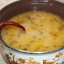 Зимна супа с лук