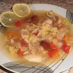 Зимна супа с лук