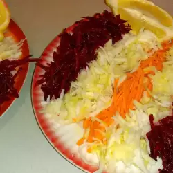 Зимна салата с моркови