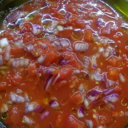 Зимна салата от домати