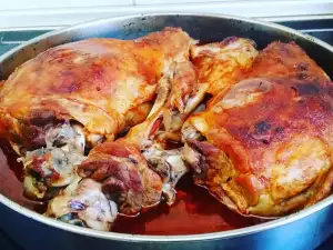 Бавно печено агне с натурален вкус