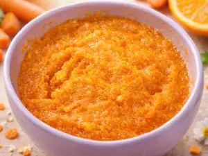 Бебешко пюре от ябълка, карфиол и морков